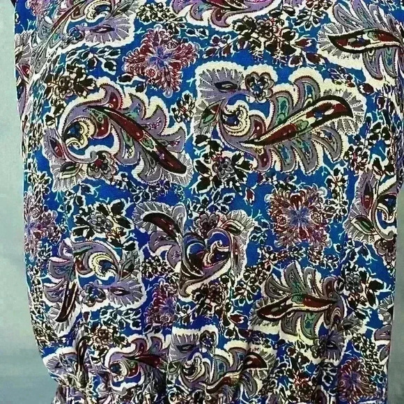 Quiksilver Paisley/Leaf Print Tank Mini Dress - Picture 3 of 10